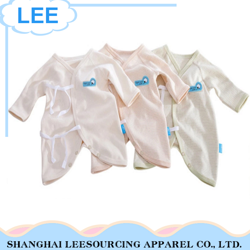 New Design Customized Overall Comfortable Organic Cotton Baby Clothes Rompers