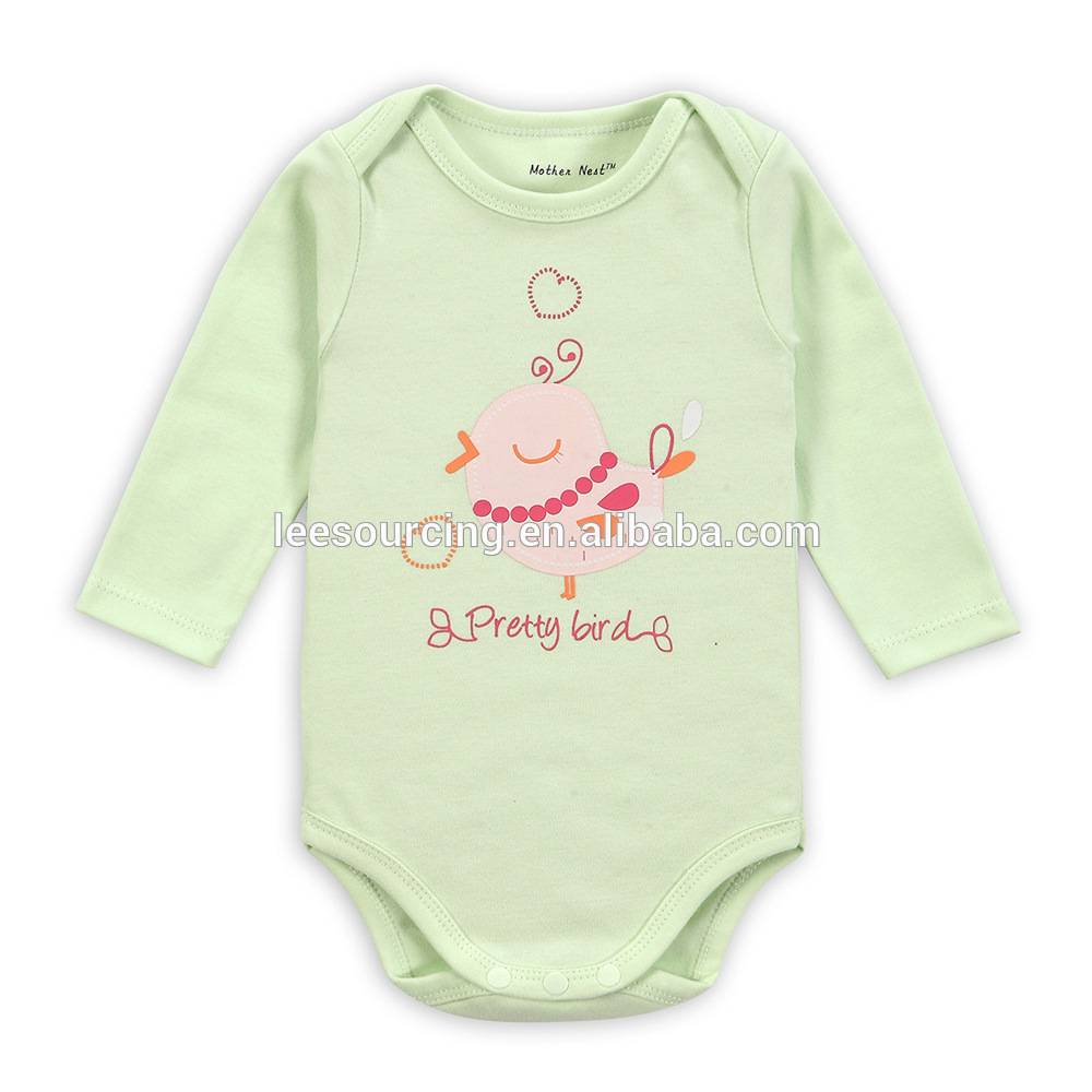 Preço de fábrica do bebê Romper bebê feito de uma peça só em roupa da criança Bodysuit Onesie
