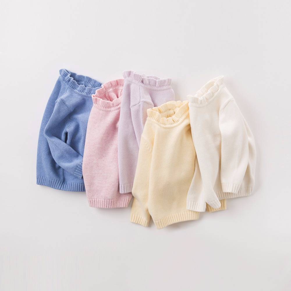 Wholesale sleeve dirêj Shirts Zarok Boutique sweater baby pêçand Cotton Outfits