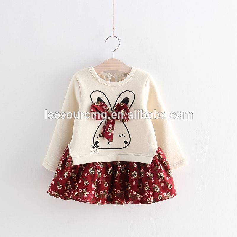 vestido de manga corta de la camisa de flores niña informal la manera del bebé del nuevo diseño de camisa de los niños ropa de vestir