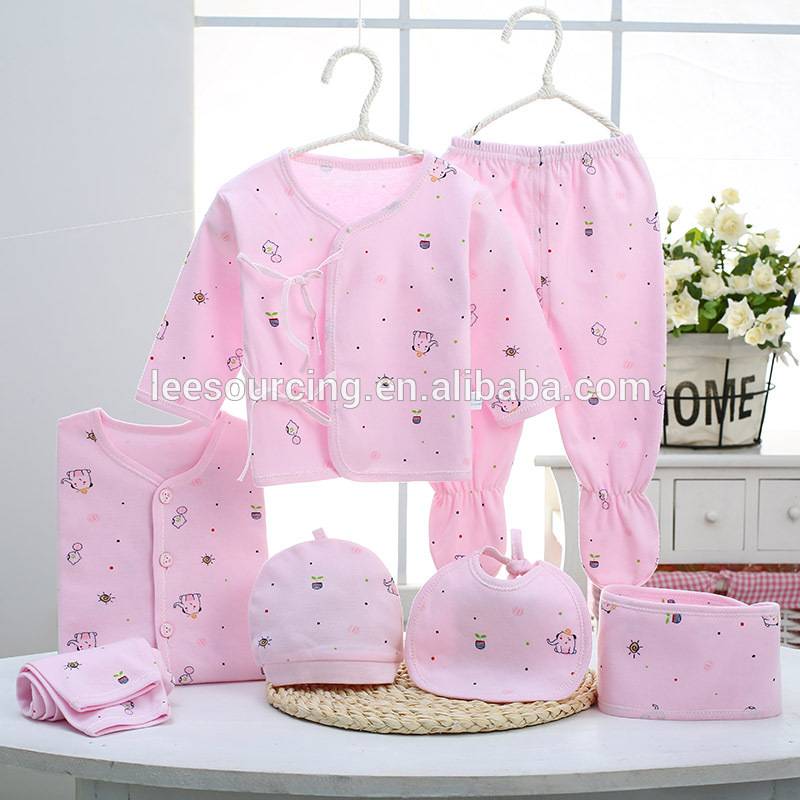 China Cheap price Kids Wear Manufacturers - Wholesale cotton cute printing newborn clothes baby newborn set – LeeSourcing