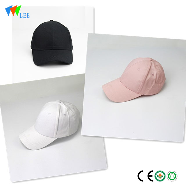 new design fashion manufacturer 6 panel cotton baseball cap