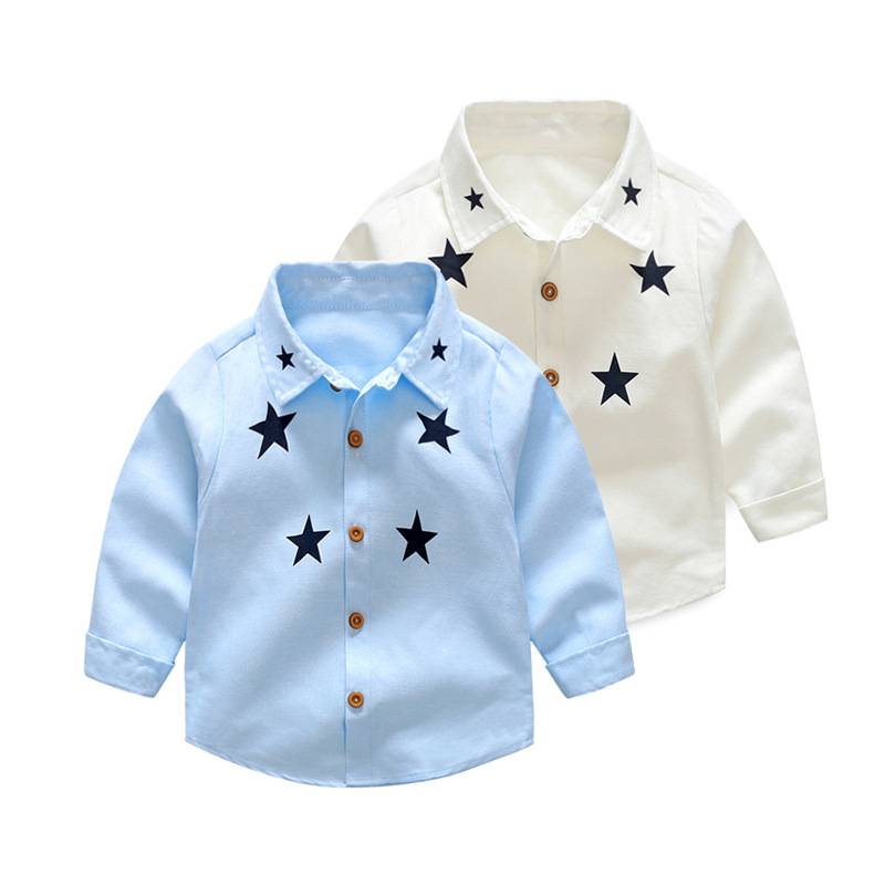High quality baby boys clothes children wear breathable and moisture absorbent wholesale kid shirt
