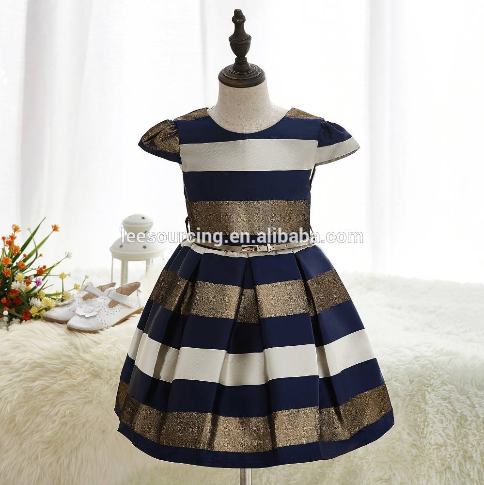 Factory directly supply Kids Girl Blouse Chiffon - New model girl europe style dress school girl dress with belt – LeeSourcing