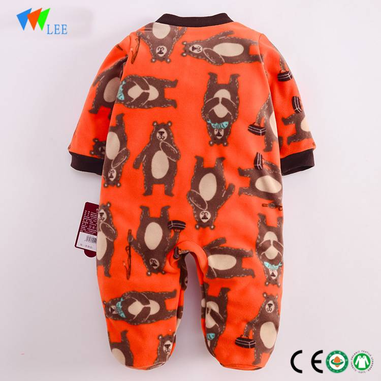New design baby fashion romper thicker soft organic cotton baby romper wholesale baby clothes