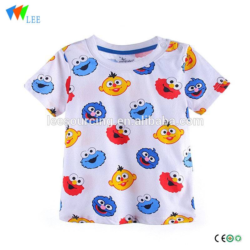 factory Outlets for Baby Wear Set - 100% cotton full printing soft boys kids cartoon t-shirt – LeeSourcing