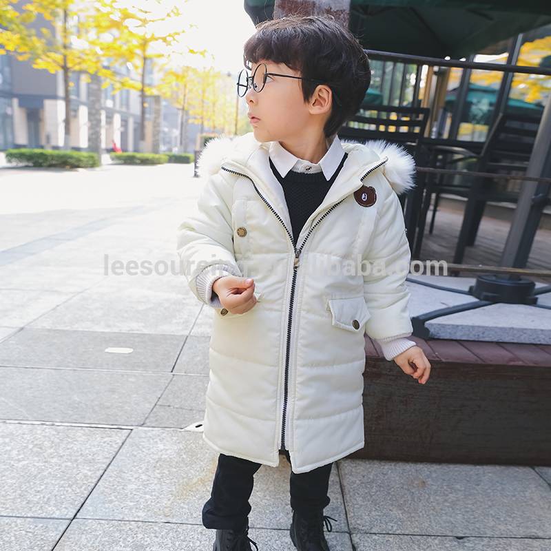 Vhodné pre módne bundy s kapucňou deti zimný kabát pre veľkoobchodné novonarodené chlapca