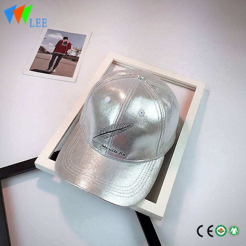 custom logo 100% cotton 6 panel baseball cap adjustable fashion