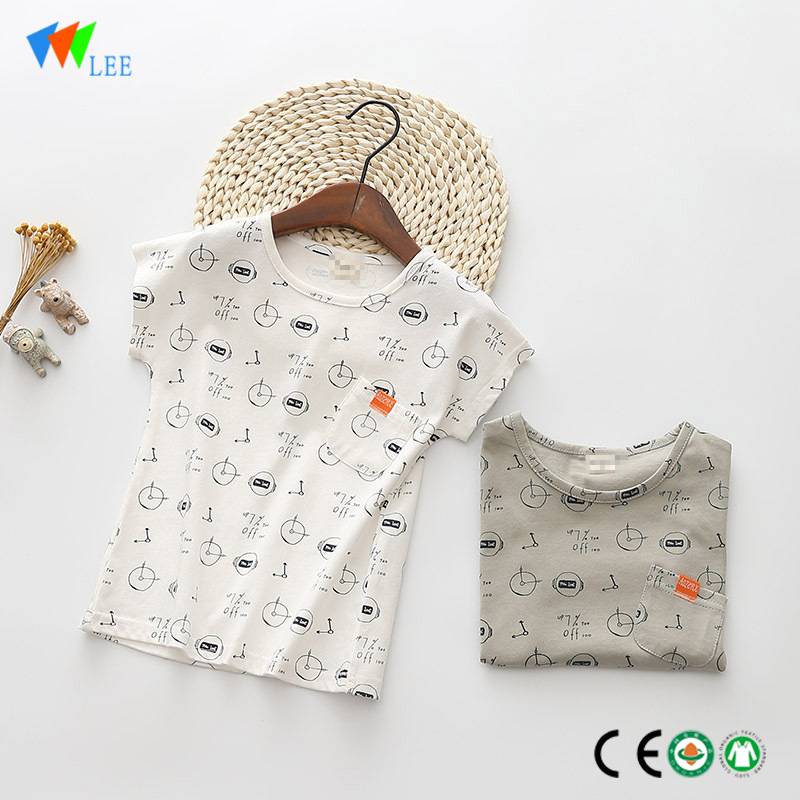 Factory directly supply Girls Boutique Outfit - New design baby summer short-sleeved beautiful cartoon kids cotton t-shirt wholesale – LeeSourcing