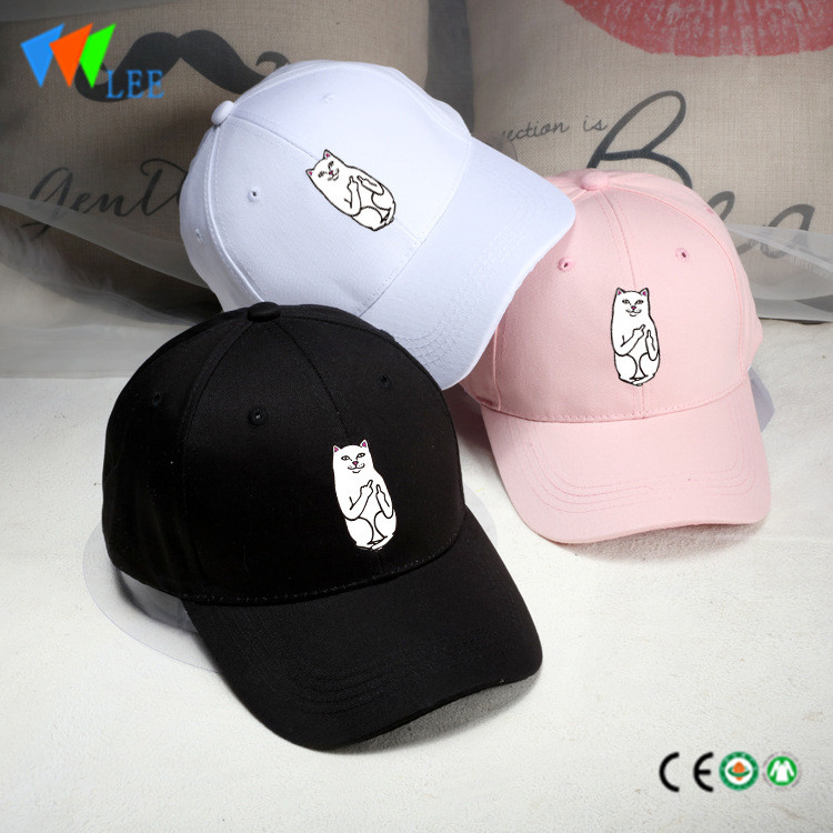 Manufactur standard Blank Baby Clothing Sets - wholesale baby boy and adults baseball cap custom logo print cat – LeeSourcing