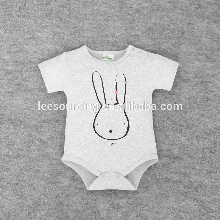Hot sale cute style cotton wholesale baby bodysuit