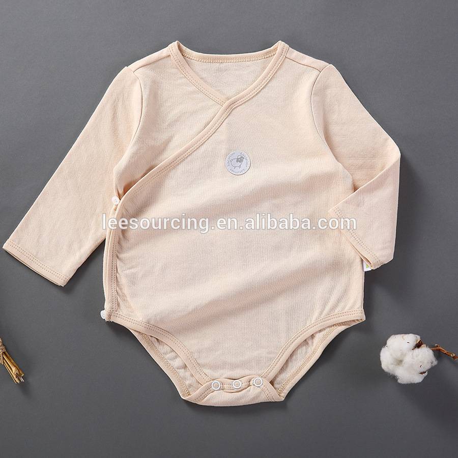 Wholesale newborn baby jumpsuit infant 100% cotton onesie