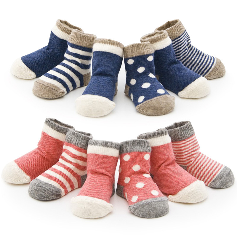 Топли памук бебешки чорапи, деца, Новост органичен памук Sock