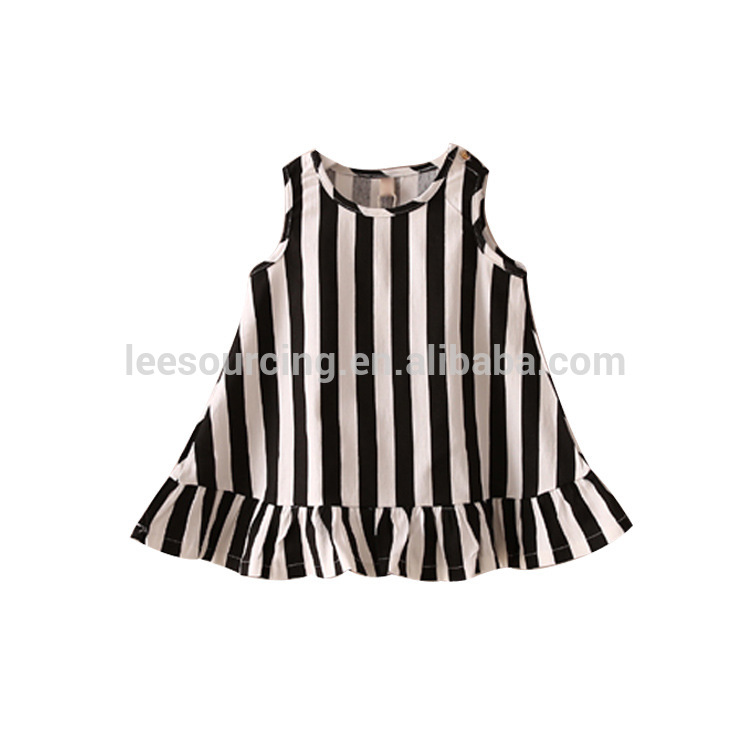 High Quality New Model Children Custom Clothing Summer Girl Ruffle Dress