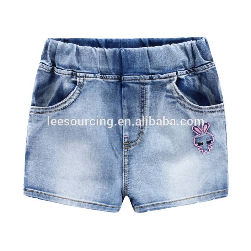 Hot sale high quality wholesale girls denim shorts