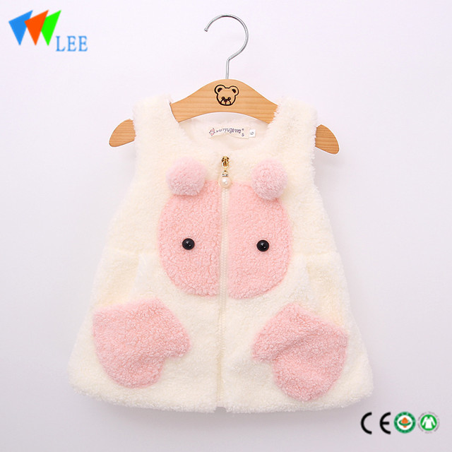 winter little girls boutique cartoon high quality cotton baby dresses clothing