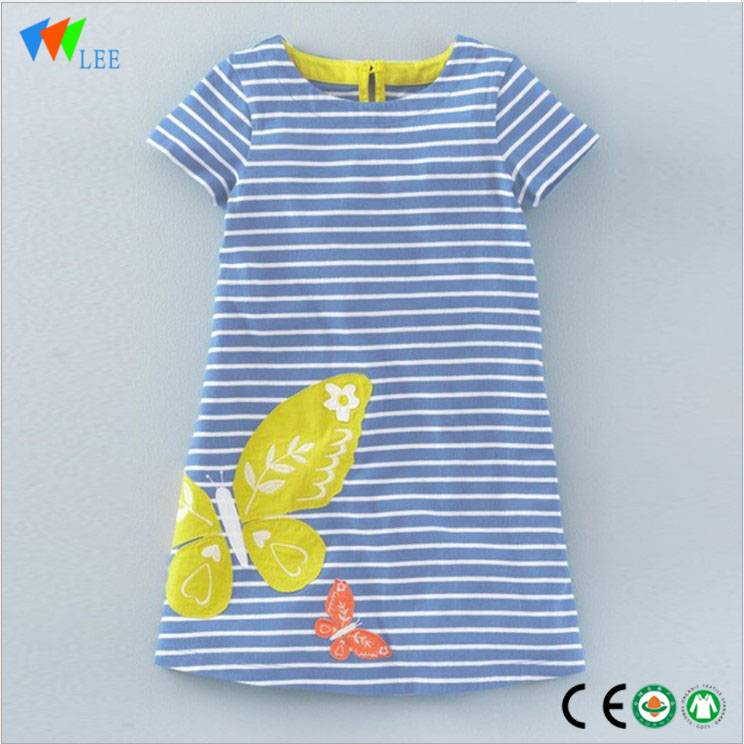 Kina fabrikken direkte salg af høj kvalitet god pris Baby boutique kjole