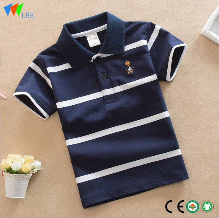 Wholesale cheap price good quality baby new design polo t shirts