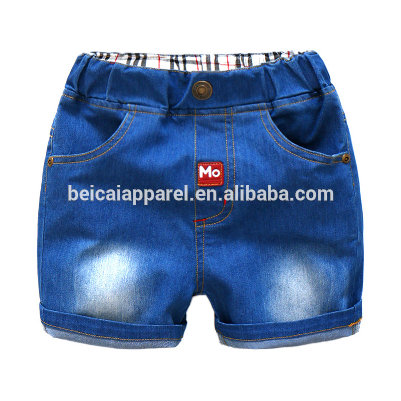 Engros sommeren nye stil bløde jeans afslappet drenge børn shorts