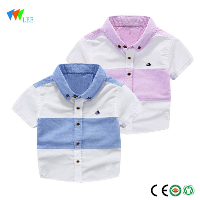 china Pabrik anak anyar fashion kantong cekak polyester dicekel bocah t-shirt wholesale