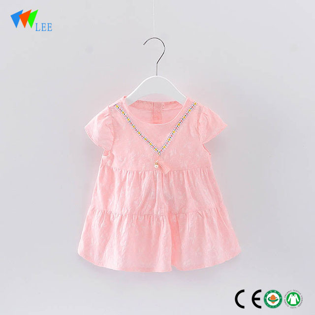 Personlized Products Boys Set Clothes - fashion short sleeve party wear baby girls dress – LeeSourcing