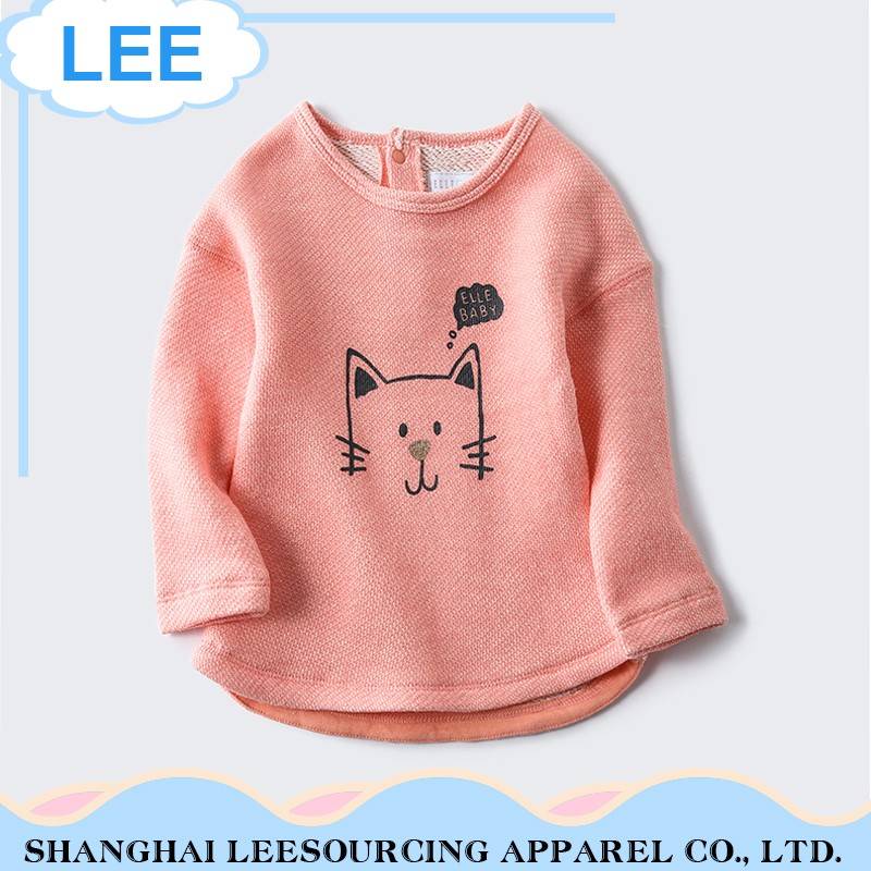 최신 디자인 높은 품질 방수 아기 소녀 T 셔츠 디자인