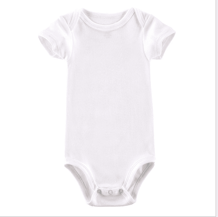 2018 Wholesale custom panton colors white long sleeve cotton plain baby rompers for newborn boy girl summer clothing