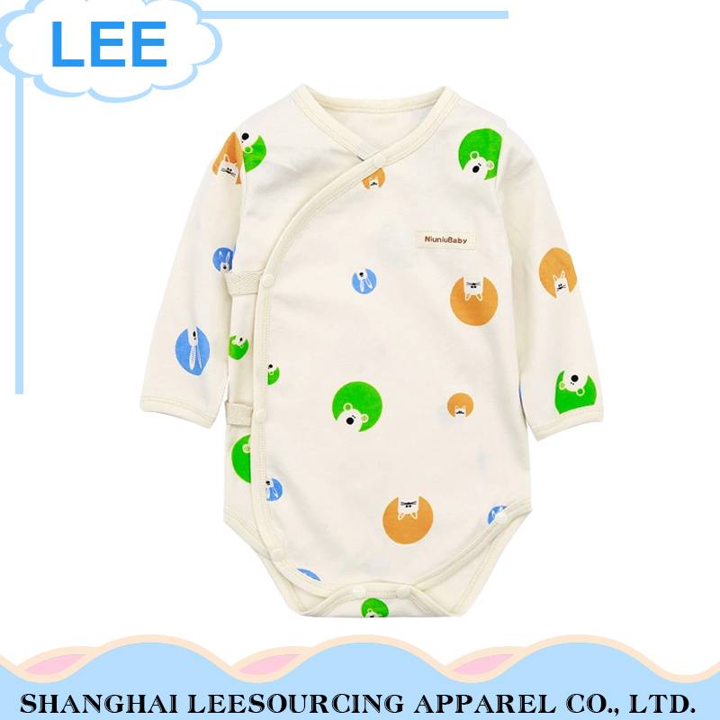 Китай Доставчик бебе Plain облекло органичен памук бебе Casual гащеризон