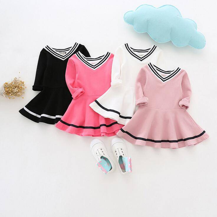 Wholesale children clothing baby frocks designs cotton girl dress