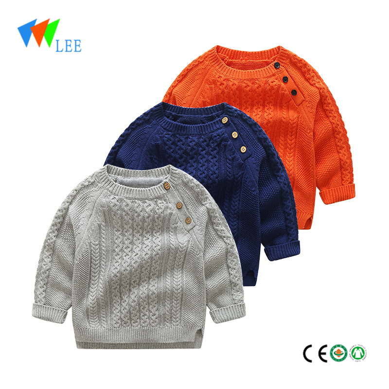 kids cardigan knitted sweater design for boys wholesale