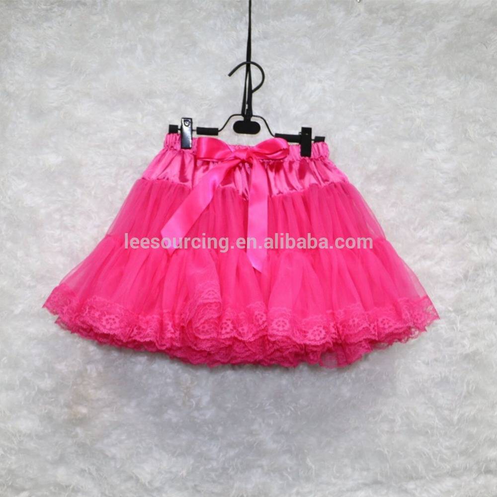 summer lovely girl hot pink tulle skirt tutu dress ballet mini skirt dance dress
