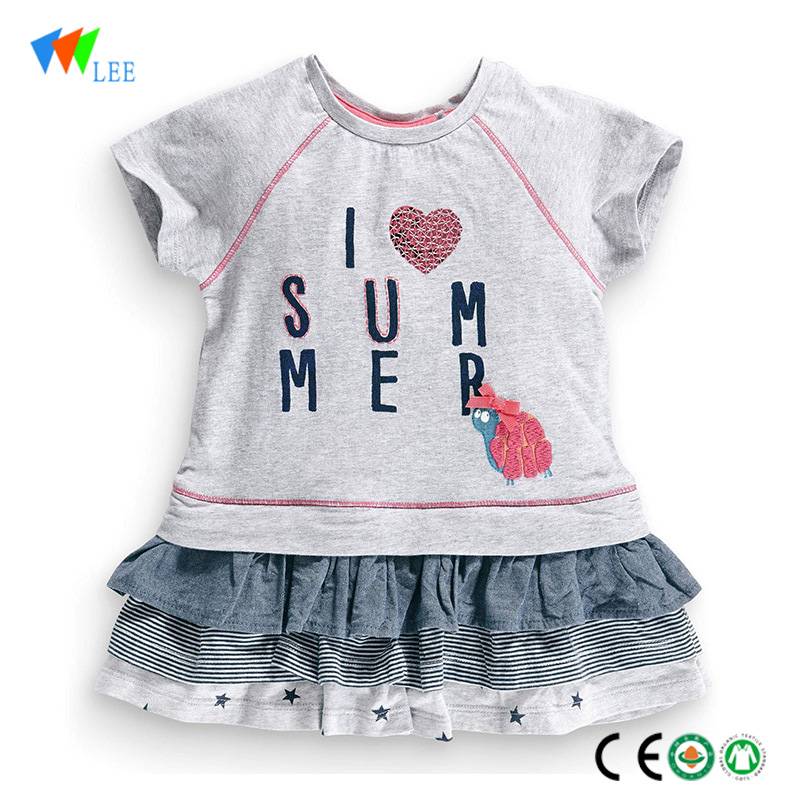 Special Design for Cheap Sport Pants - Sell well lovely children short sleeve dress cotton baby modern baby dress wholesale – LeeSourcing