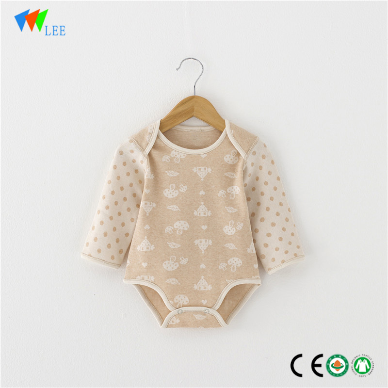 wholesale baby clothing romper organic cotton toddler body-suit baby knitted romper