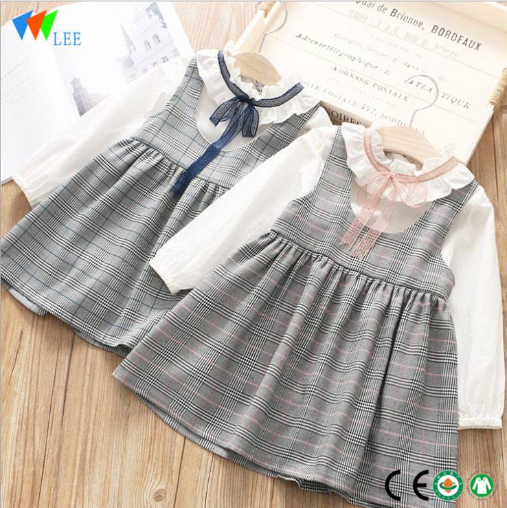 Popular design Manufacturer good price baby girl one piece cotton dress pattern