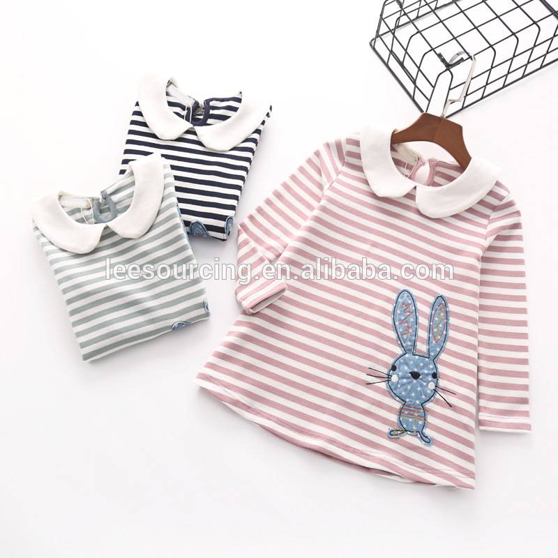 Original Factory Luxury Gift Box Packaging - Spring style striped cotton girls kids long sleeve cotton dress – LeeSourcing