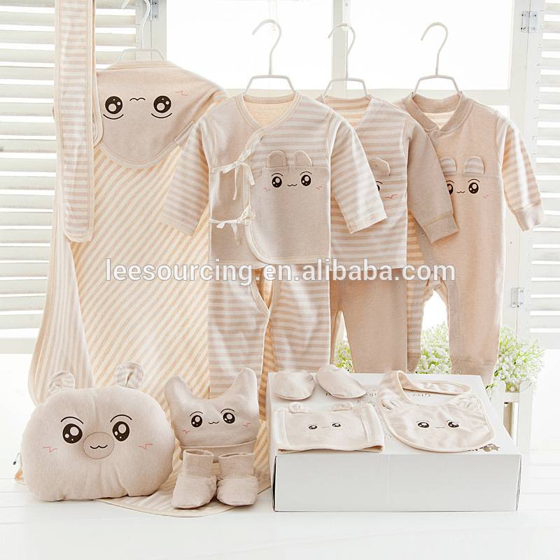 Wholesale high quality newborn clothes set spring baby organic clothing