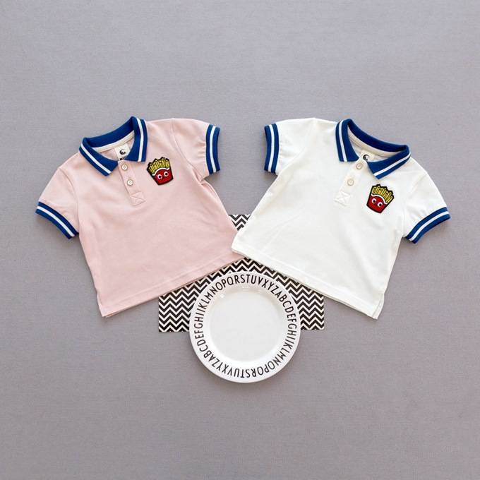 100% cotton fashion babys clothing summer short sleeve kids polo shirts wholesale