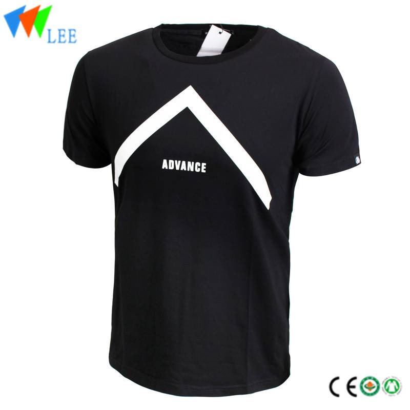 fashion cotton sport new pattern t-shirts custom logo and design A clearance
