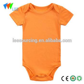 Exporting US baby Clothes soft cotton Infant romper bodysuit baby onesie wholesale