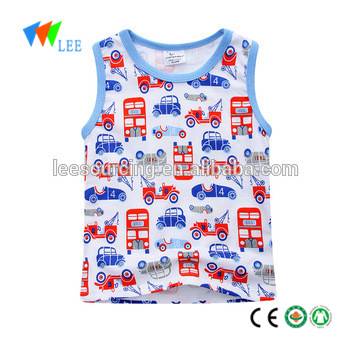 China Supplier Kids Fashion Outfits - baby boy full printing cotton summer vest casual tops – LeeSourcing