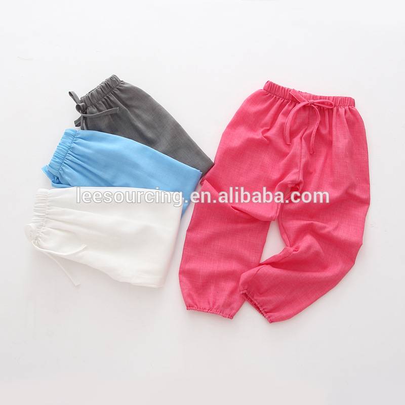 Wholesale candy color loose style high quality girl solid leggings