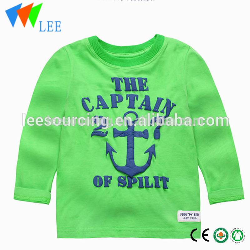 J3627 OEM High Quality printed Children Boy Baby sweatshirt kids clothing wholesale