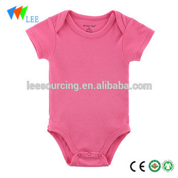 Reka bentuk baru bayi lelakinya Girl Pakaian Bayi kapas lembut romper pink onesie bayi Bodysuit