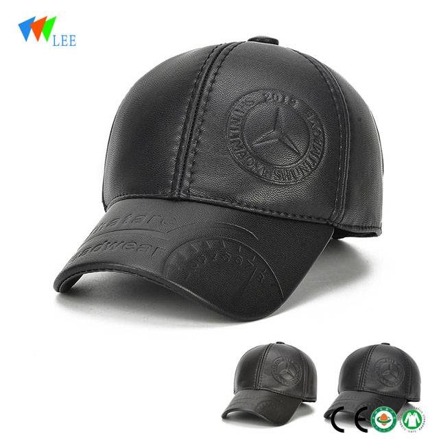 new fashion modern custom manufacturer leather baseball cap