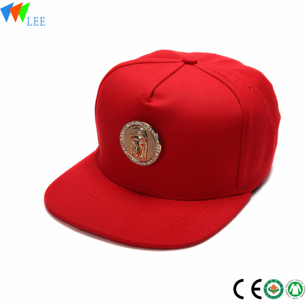 Specialized red free logo 100% polyester baseball cap