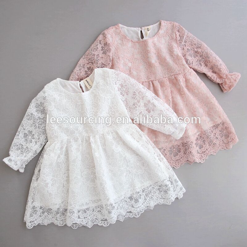 China Supplier Cheap Cotton Shorts - High quality long sleeve swing baby girl lace dress – LeeSourcing
