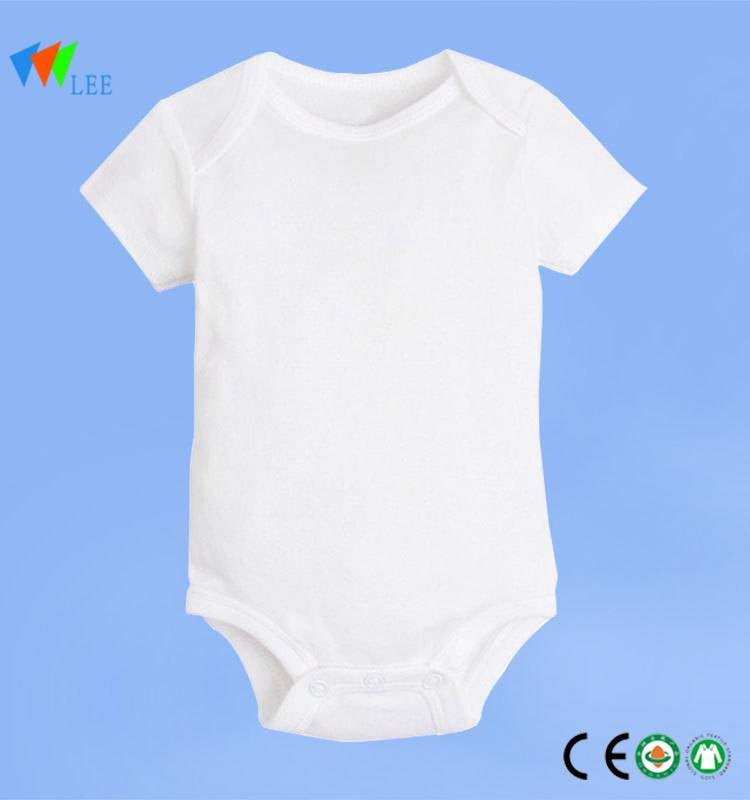 wholesale branded newborn fashion cotton baby clothes blank infant rompers