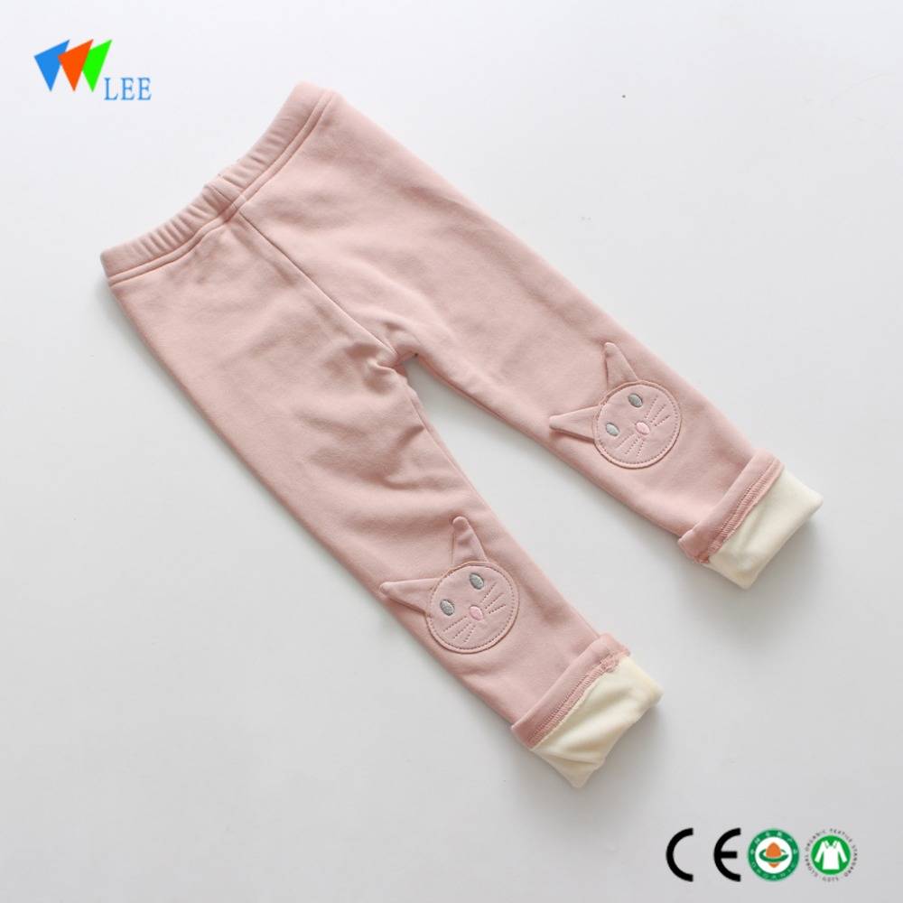 fashion child cotton leggings high quality kids leggings pant with pattern wholesale