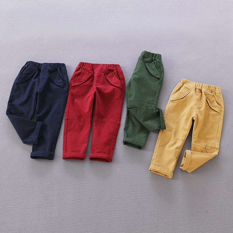 High quality kids leggings for girls candy colors trousers Children casual denim pants