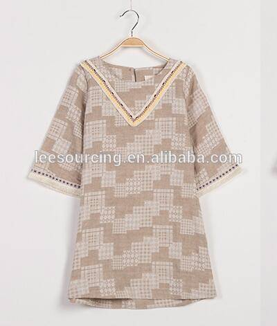 Original Factory New Look Clothes Sale - Wholesale 3/4 sleeve designs plain cotton teenage girl dress – LeeSourcing